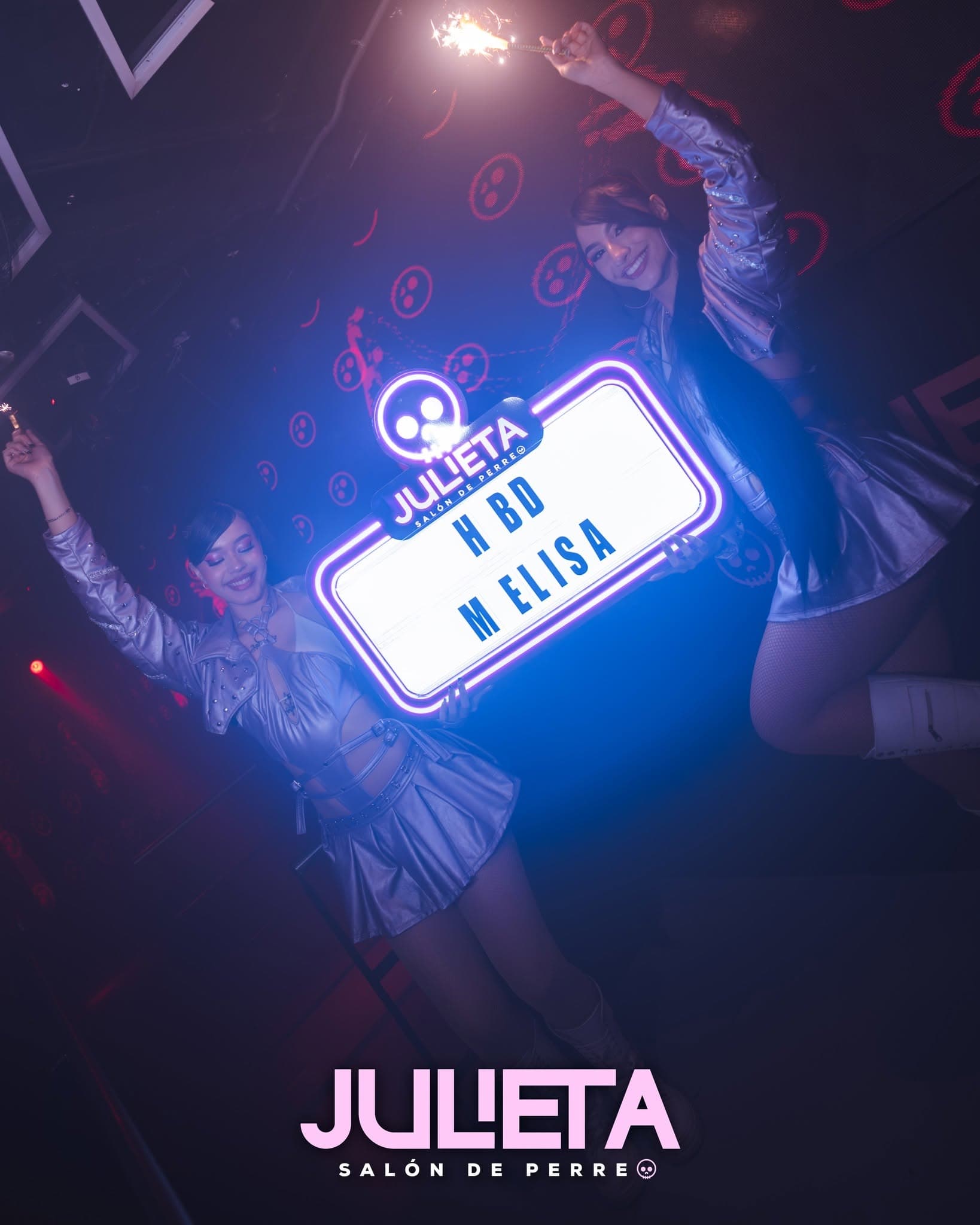 Letrero de cumpleaños personalizado en Julieta